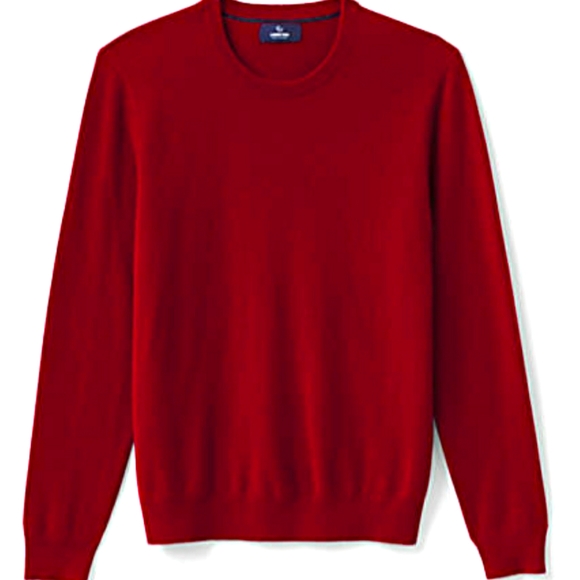 Lands End Cashmere Crewneck Sweater - Picture 7 of 9